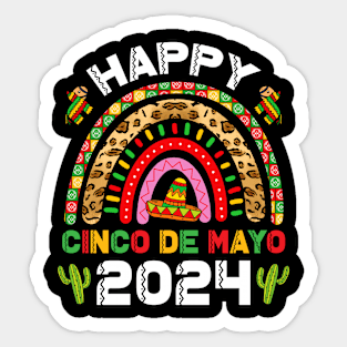 Happy Cinco De Mayo 2024 Sticker